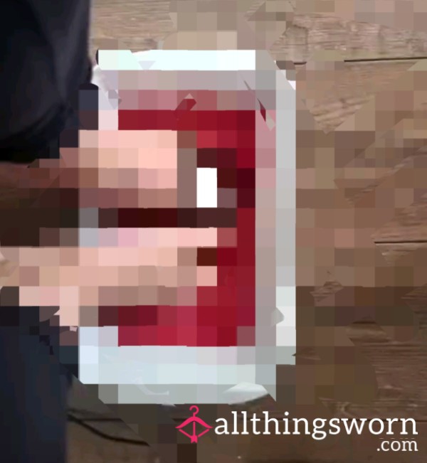 Foot Crushing One Minute Long Video, With A Fresh Red Polish And Pedicure😍
