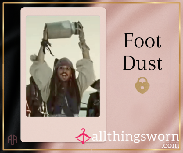 Foot Dust Collection – Raw Toe Grit, Sock Lint & Natural Scent