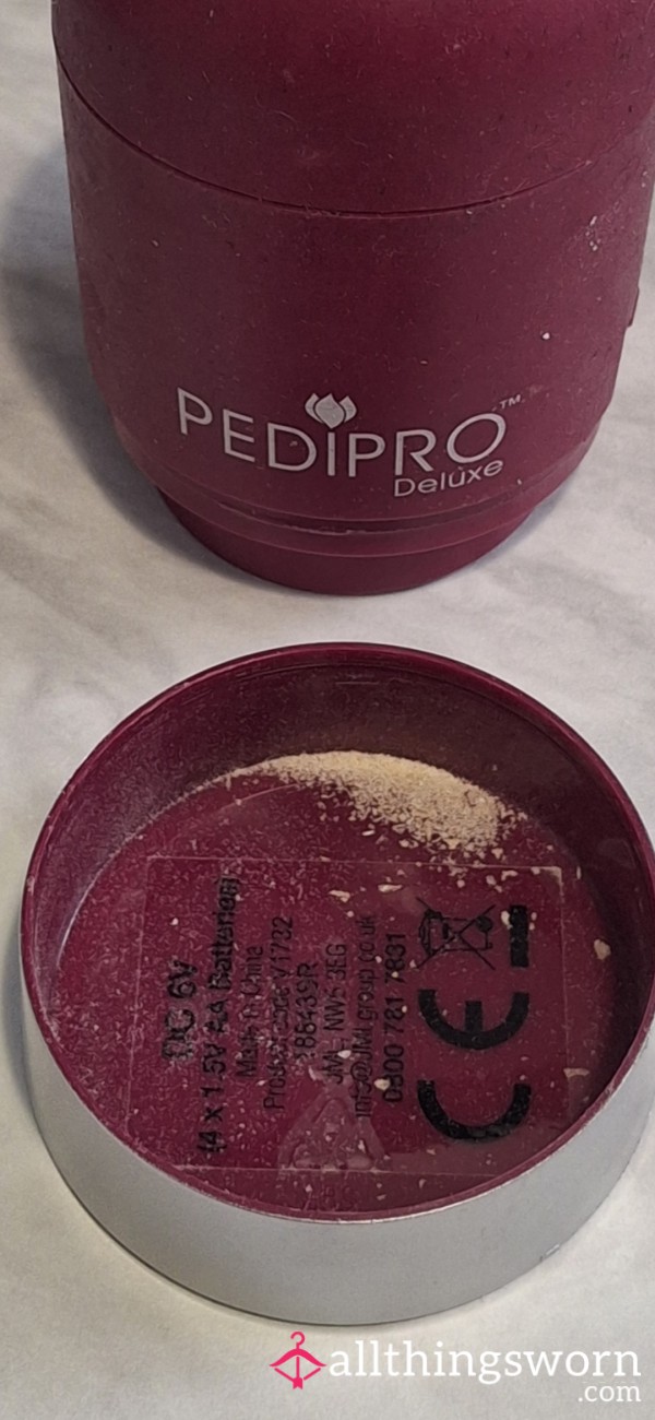 Foot Dust From My PediPro