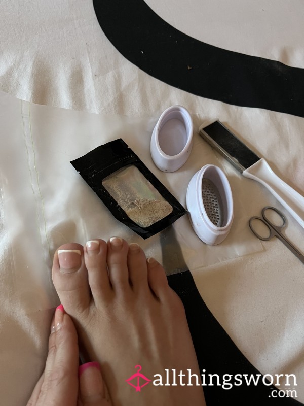 Foot Dust & Toenails From A Princess 👸🏼 🩷