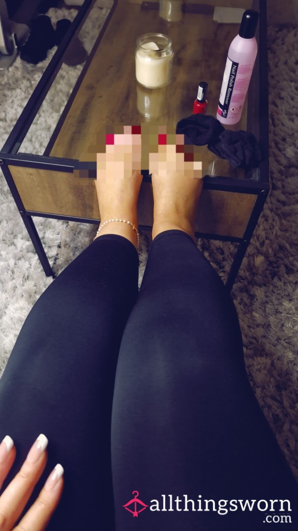 📸👣foot Fetish & Pedicure Tease 😈