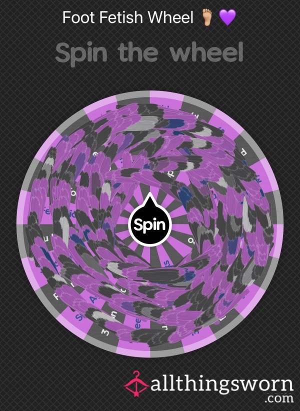 Foot Fetish Wheel 🦶🏼💜