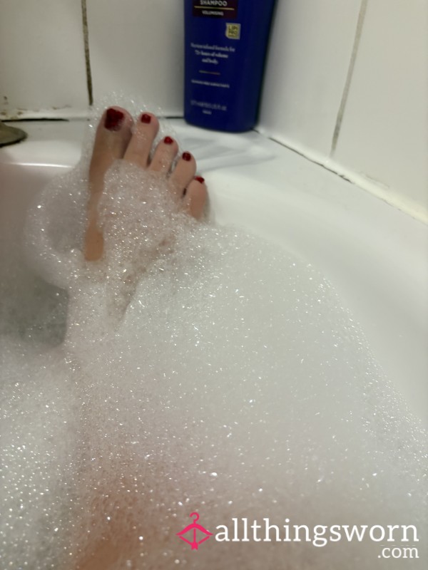 Foot Full Of Bubbles