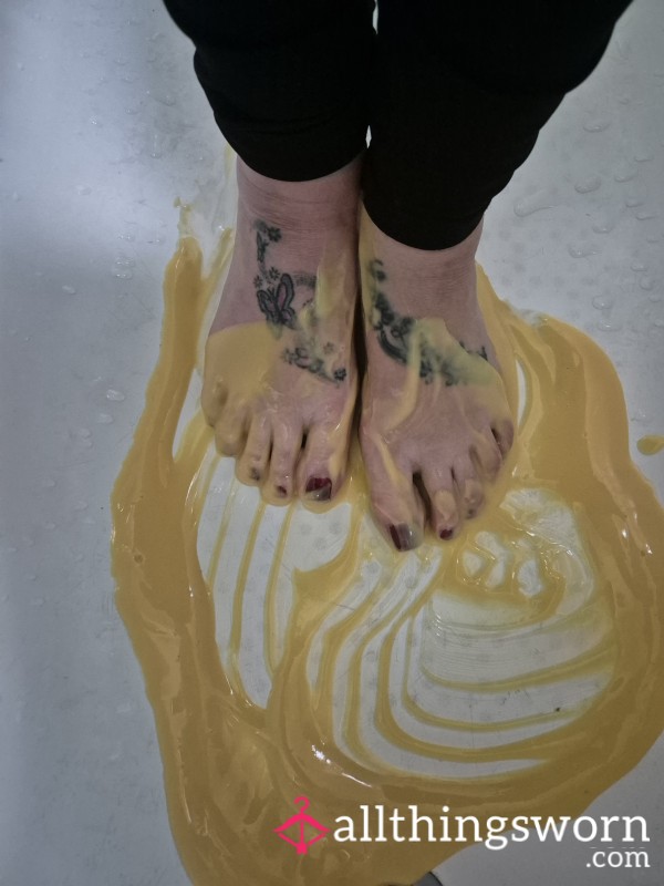 Special Edition Foot Fun With Custard 👣👣