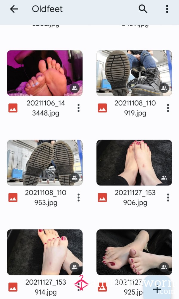 Foot Content Gdrive! (All In One Link!👣)