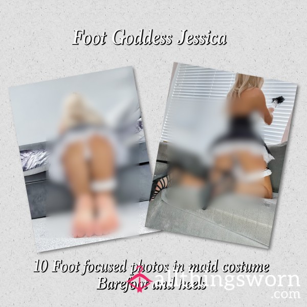 Foot Goddess Jessica - Naughty Maid - Foot Focused