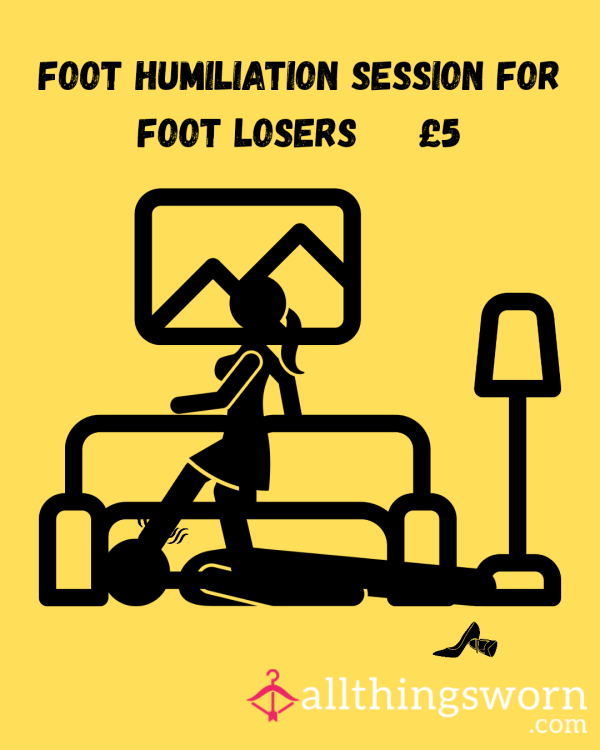 Foot Humiliation For Losers