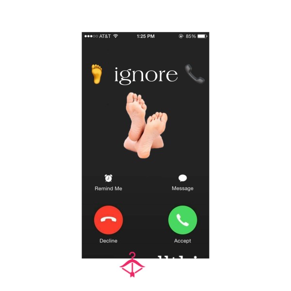 👣 Foot Ignore Call 👣😍