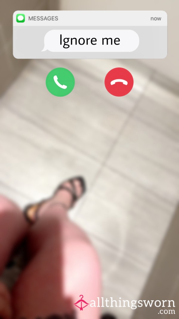 Foot Ignore Call ☎️📲