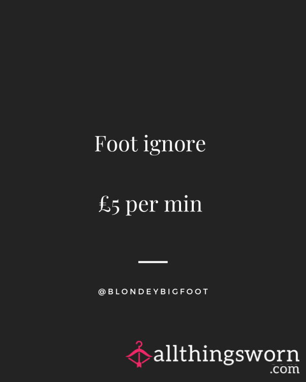 Foot Ignore Video Call 👀🦶
