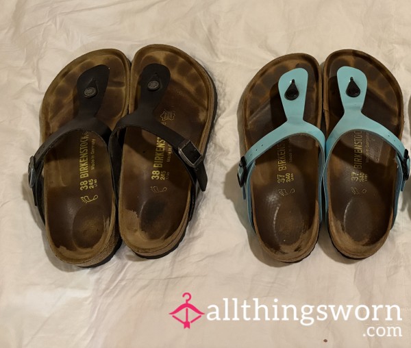 Foot Imprint Birkenstock Sandal