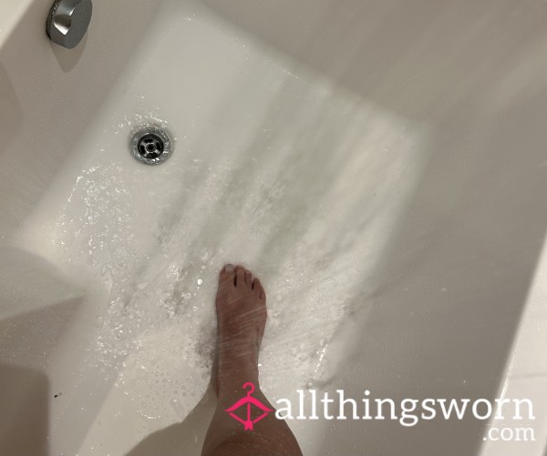 Foot In The Shower