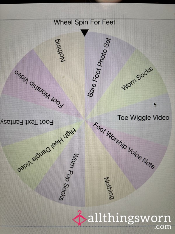 Foot Lovers Wheel Spin