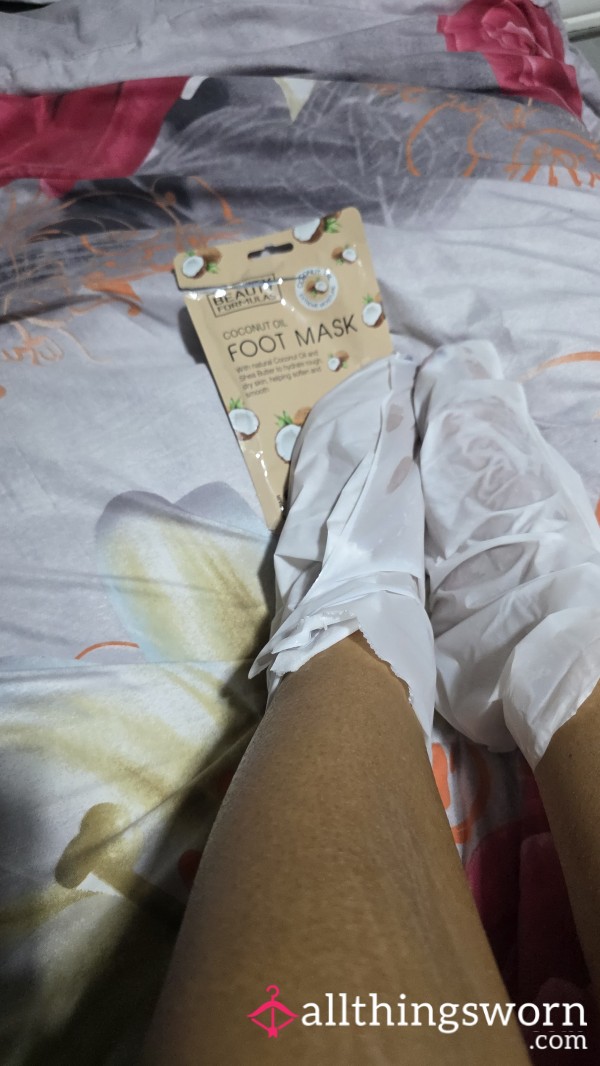Used Foot Mask