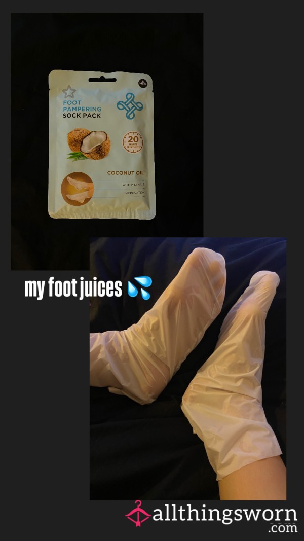 Foot Mask FULL Of My Foot Juices 💦💦
