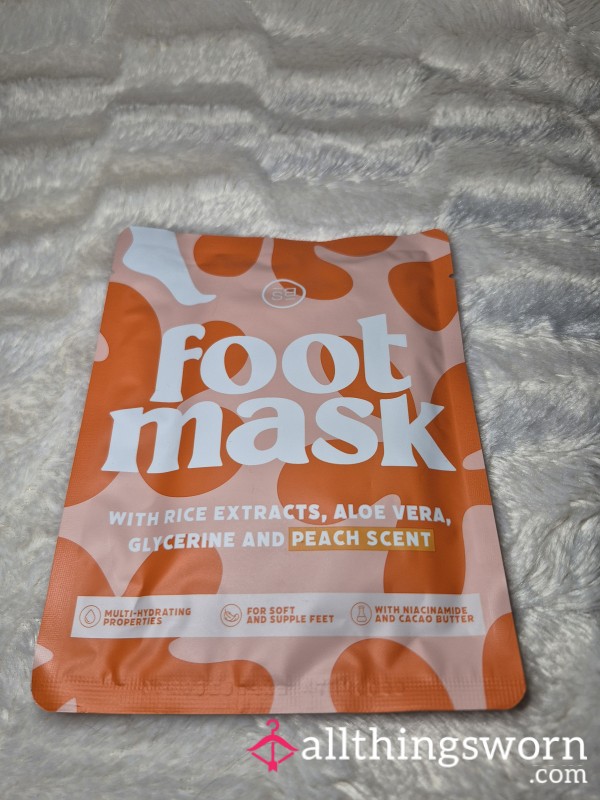 Foot Mask Peach Scent