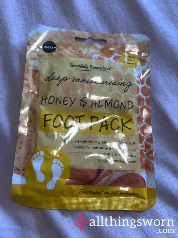 Foot Mask Used 20 Mins Size 8-9