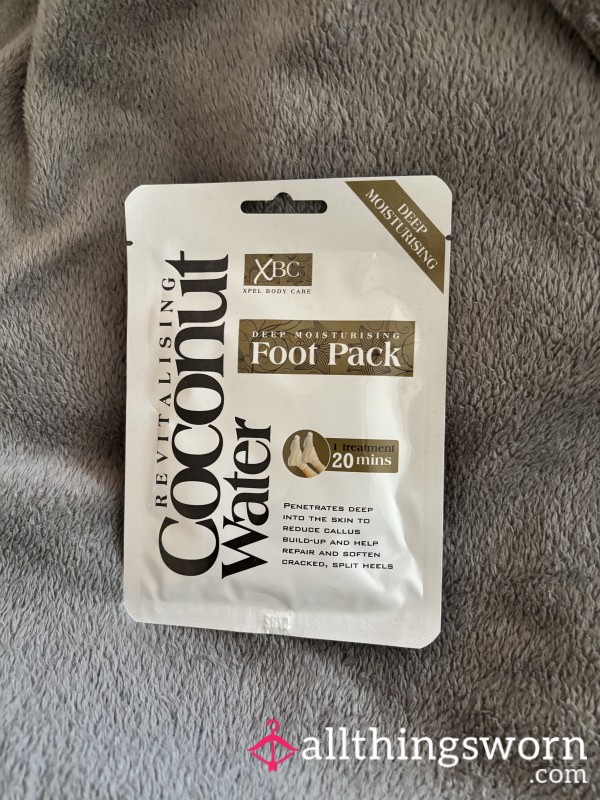 Foot Mask, Will Be Used To Bring My Feet Back To Life 👣