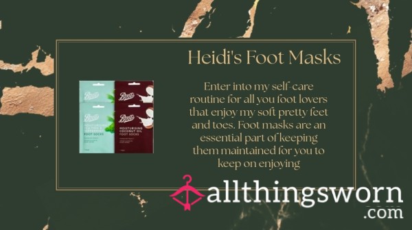 Heidi's Foot Masks ✨️