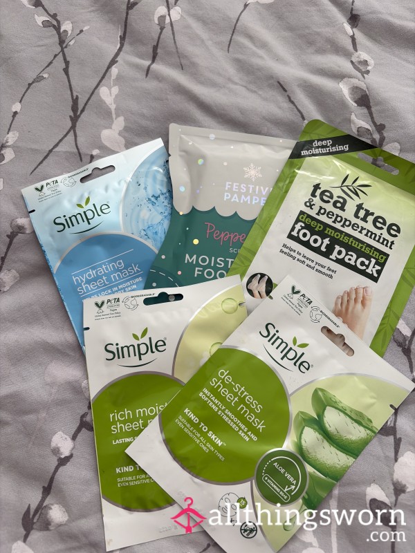 Foot Masks+ Face Masks