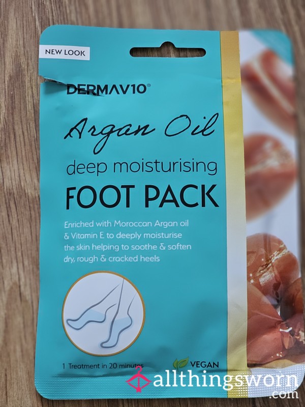 Foot Pack Argan Oil Used!!
