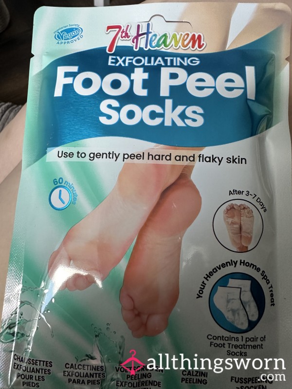 👣 Foot P**l Sock Experience – Custom Use Just For You 💦