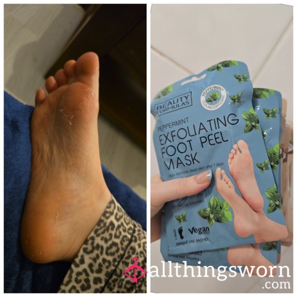 Foot P**lings & Used Foot Mask