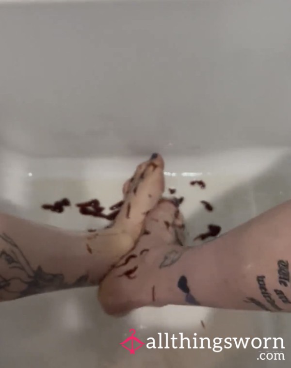 Saucy Feet Getting Saucy  😉👣💕💦