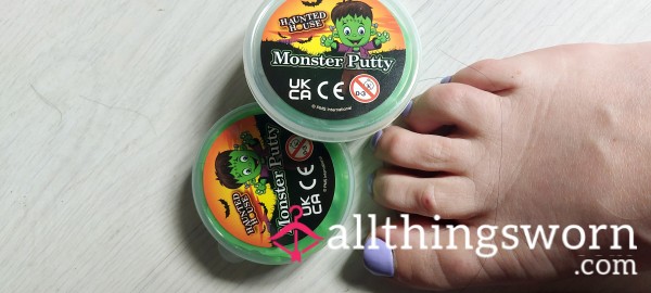 Foot Play With Putty