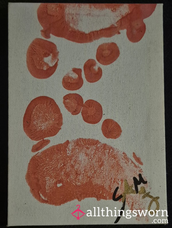 Foot Print Mini Canvas