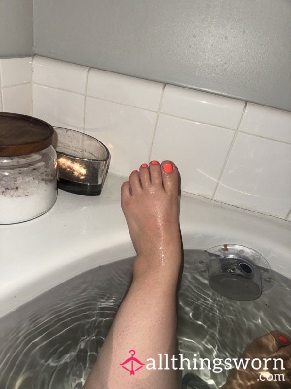 Foot Video Call While I’m In The Bath Tonight