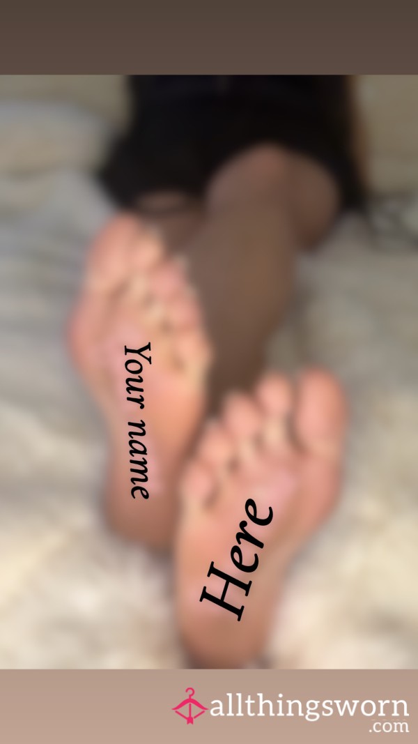 Foot Writing 💋