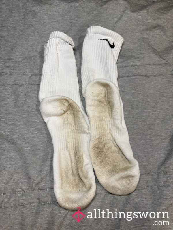 Football Cleat Socks – Dirty, Worn, & Rough