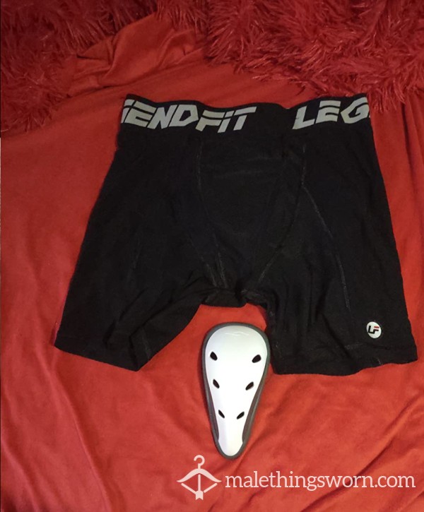 Football Compression Shorts W/Cup