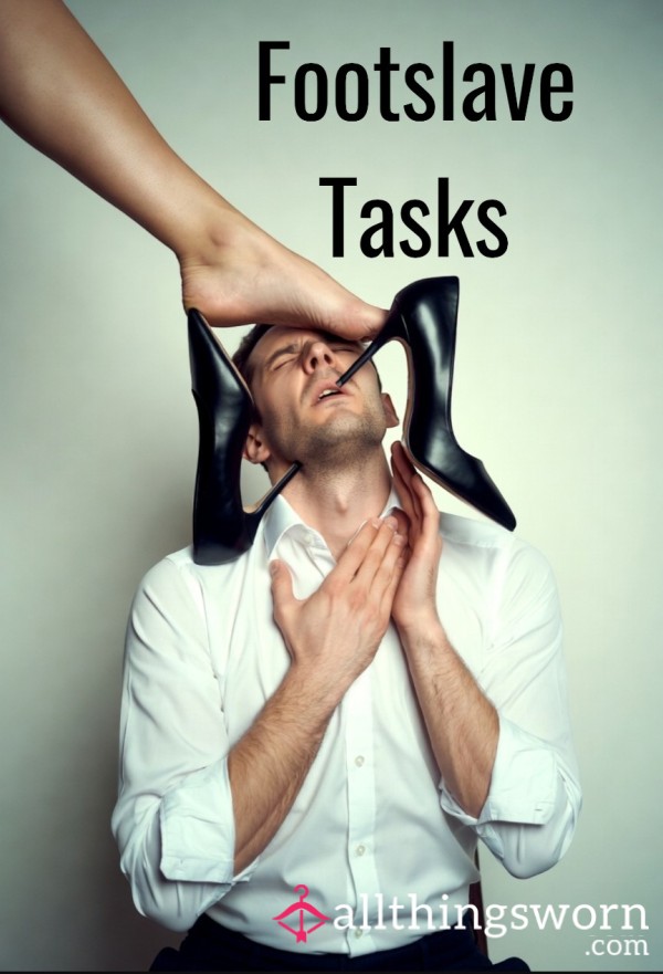 Footslave Tasks