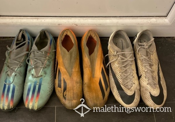 Footy Boots 3 Pairs Available