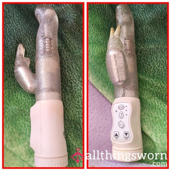 For Sale: Lovehoney Jessica Rabbit 10 Function Silver Rabbit Vibrator
