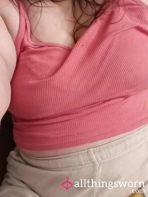 For The Trash: Dark Peach Tank Top