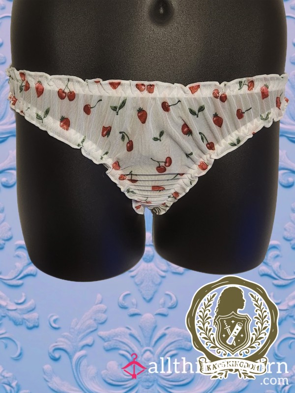 Forbidden Fruit – Cherry & Strawberry Mesh Cheekies