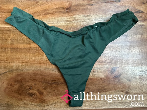 Forest Fantasy 💚 Worn Thong With Personal Touches