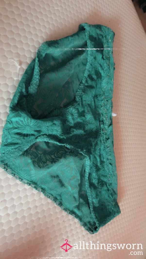Forest Green Lacey Panties