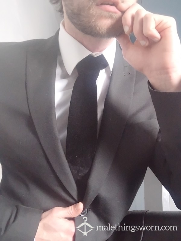 Formal Wank After Job Interview.