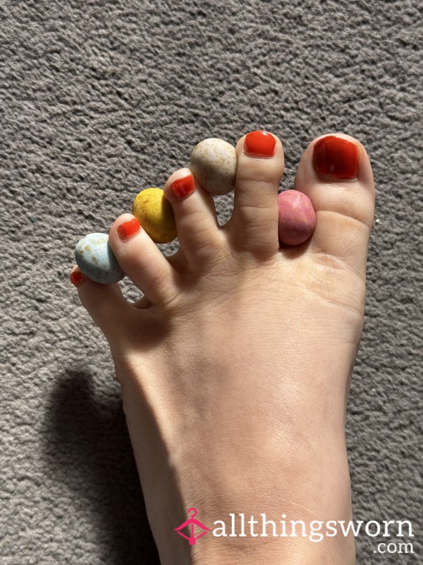 Found Some New Balls To Play With This Spring 🦶🐣