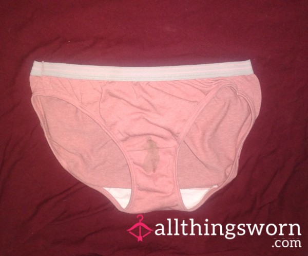 Four Days Worn Red Stained Panties