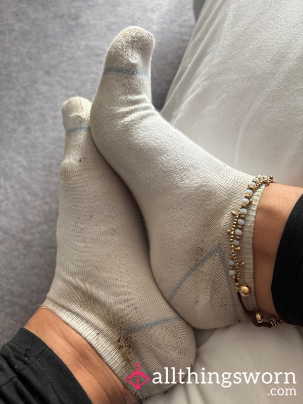 Four Days Worn Work  Socks Extremely Worn And Sweaty