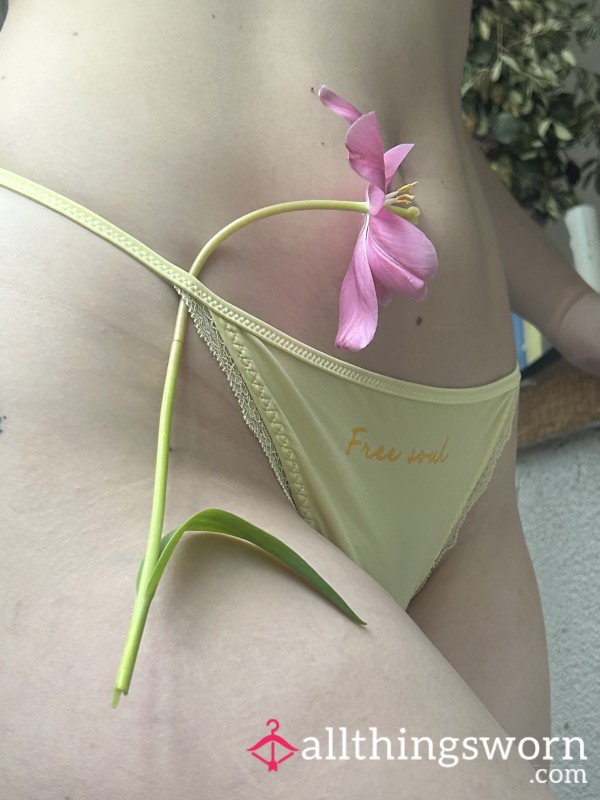 “Free Soul” Yellow Panties