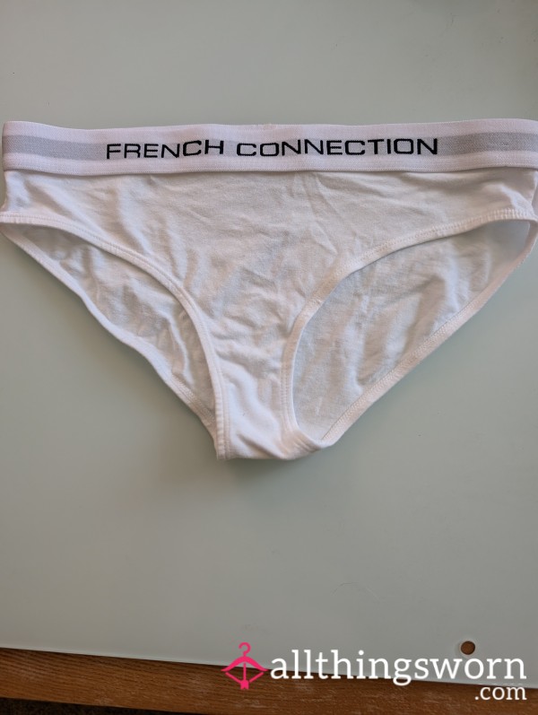 French Connection Cla**ic White Cotton Briefs 🤍