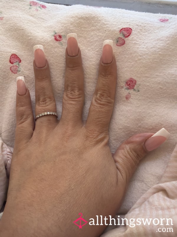 French Manicure Extensions