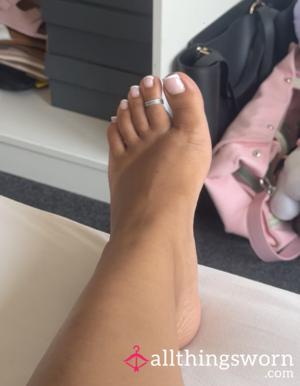 French Tip Toes And Soft Soles🎀