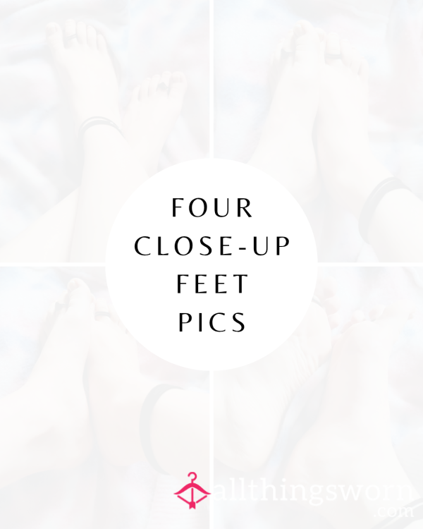 French Tips & Toe Rings, 4 Pics Of My Little Feet